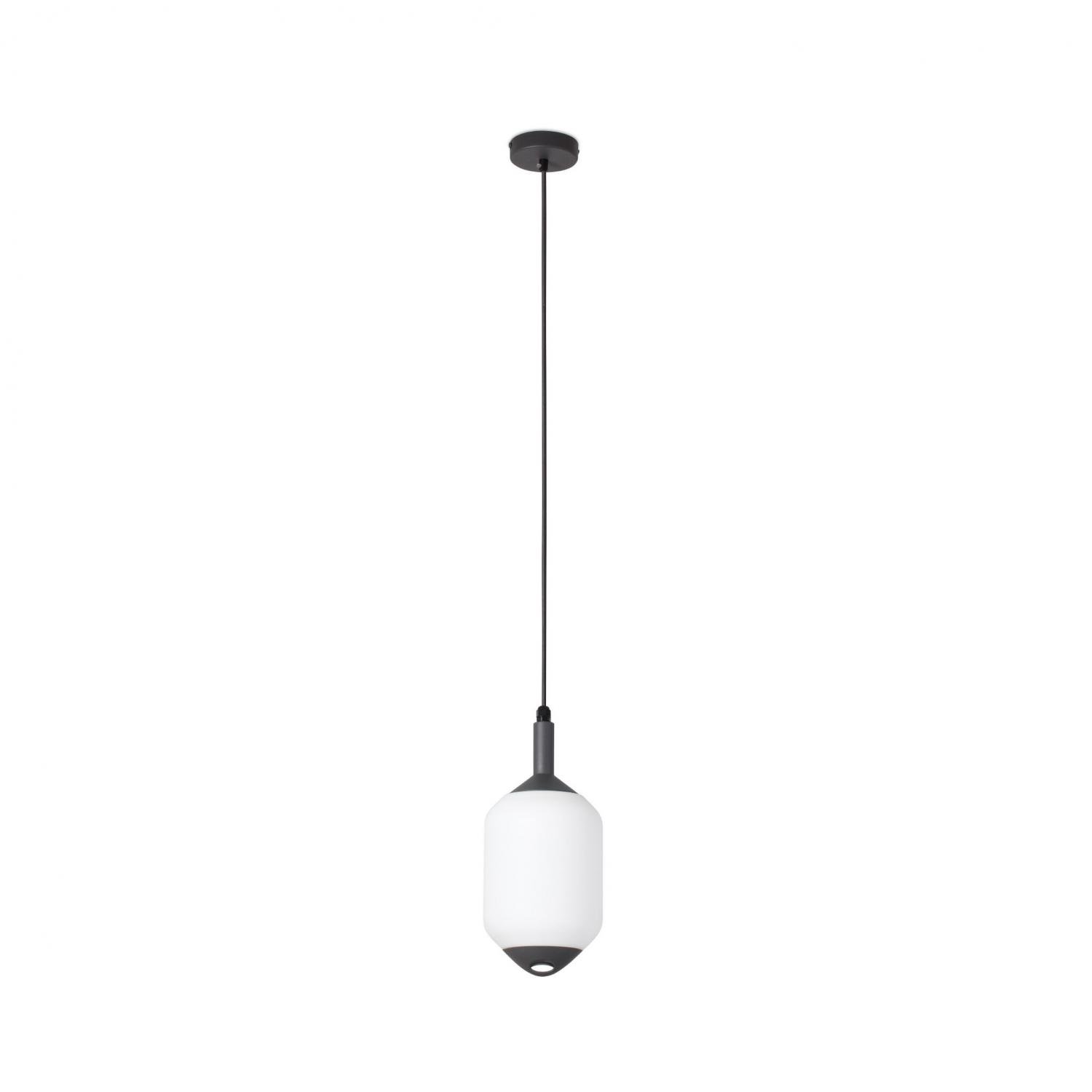 FARO 71579C-03 SAIGON šedá/bílá, závěsné svítidlo R17 - FARO