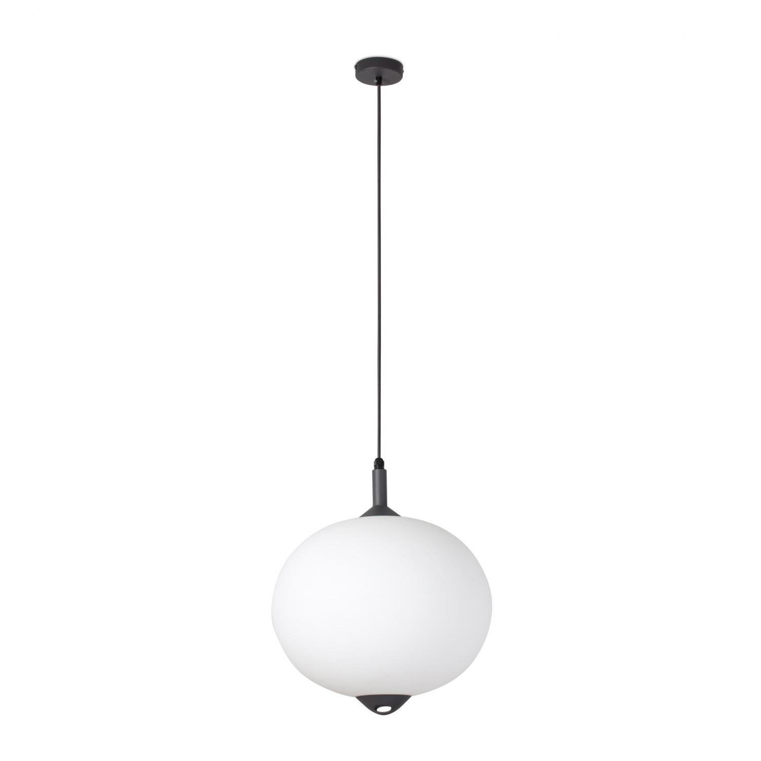 Levně FARO 71579C-04 SAIGON šedá/bílá, závěsné svítidlo R45 - FARO