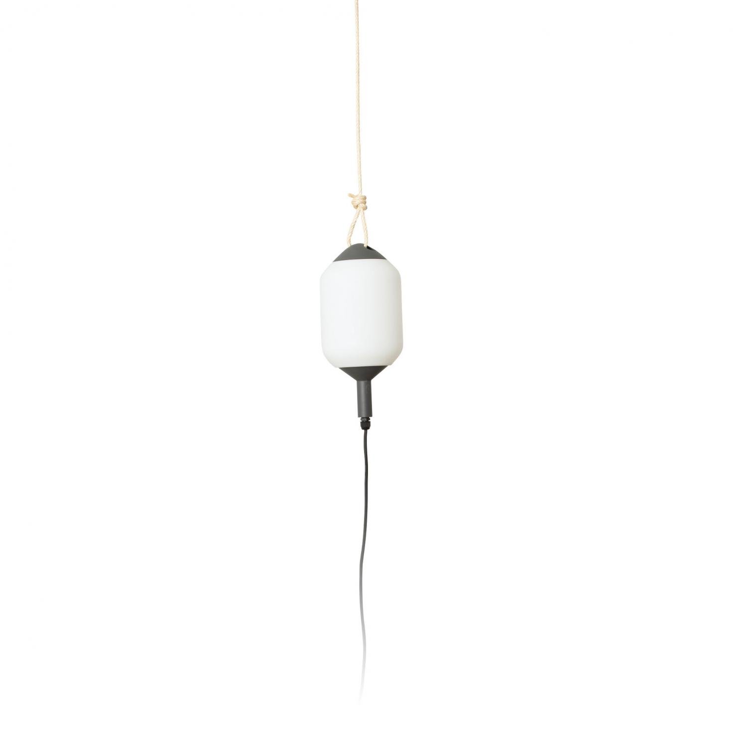 Levně FARO 71584-03 SAIGON šedá/bílá, přenosné a závěsné svítidlo R17 - FARO