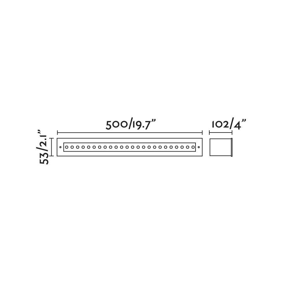 FARO 71733 FALLS 500 zapuštěné nastavitelné svítidlo 18W 30x60st - FARO (obrázek 2)