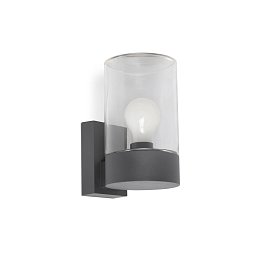 Obrázek pro produkt KILA nástěnná lampa, tmavě šedá, transparentní - FARO