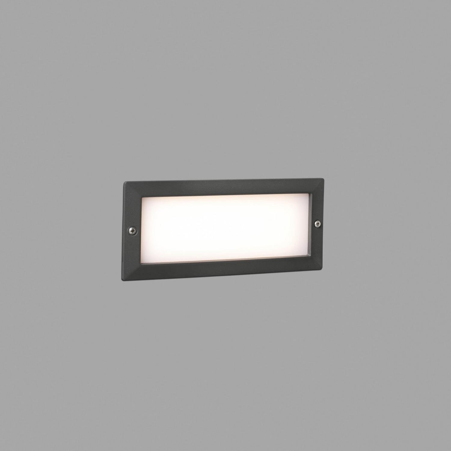 FARO 72092 STRIPE-2 zapuštěné svítidlo do zdi, tmavě šedá - FARO