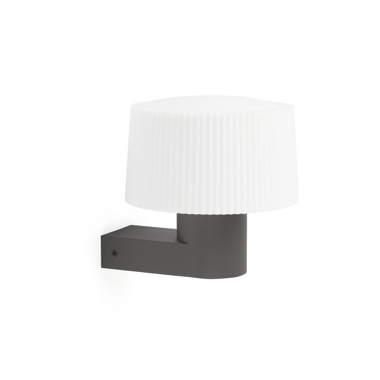 Levně FARO 74432A-04 MUFFIN nástěnná lampa, tmavě šedá - FARO