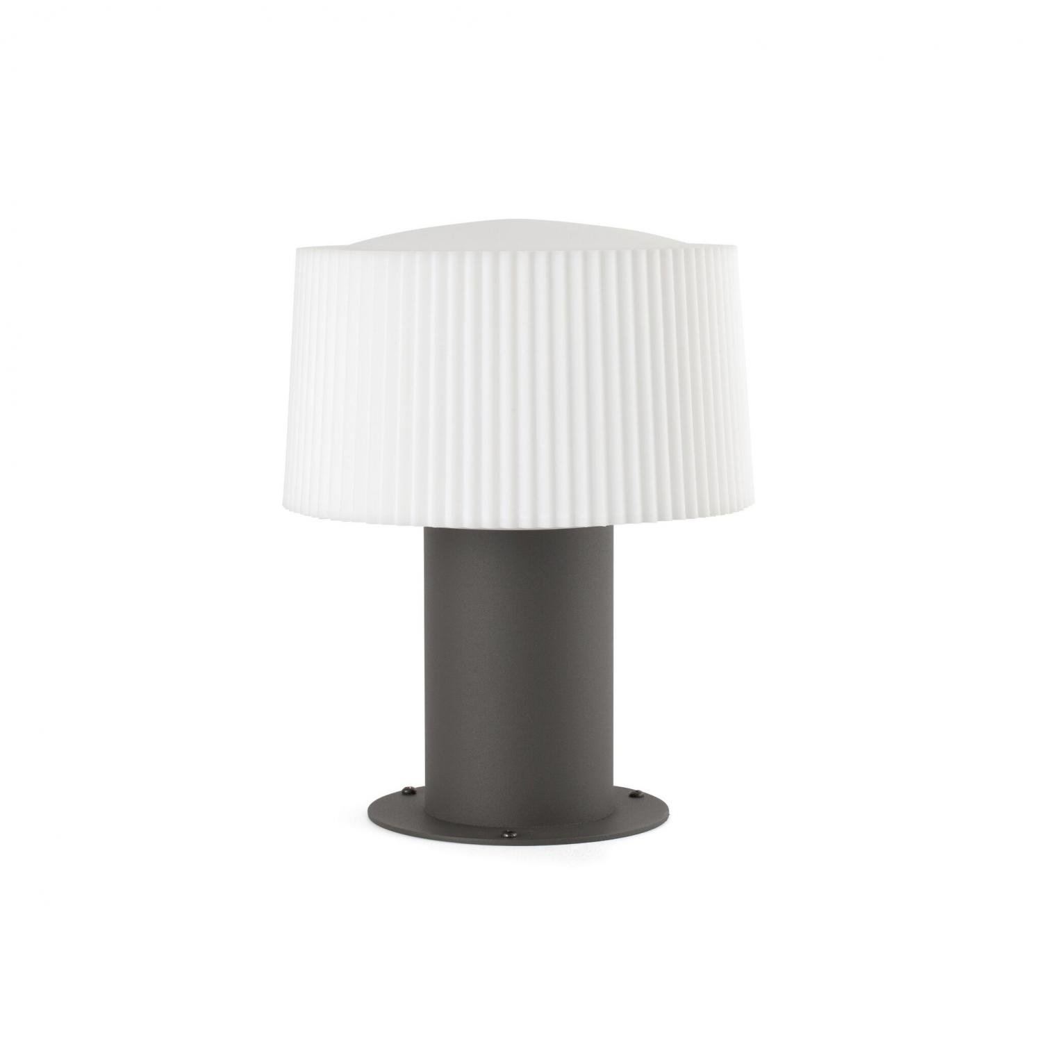 Levně FARO 74433S-04 MUFFIN sloupková lampa, tmavě šedá, H300 - FARO