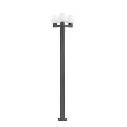 Obrázek pro produkt MISTU sloupková lampa, tmavě šedá, 3XE27 - FARO