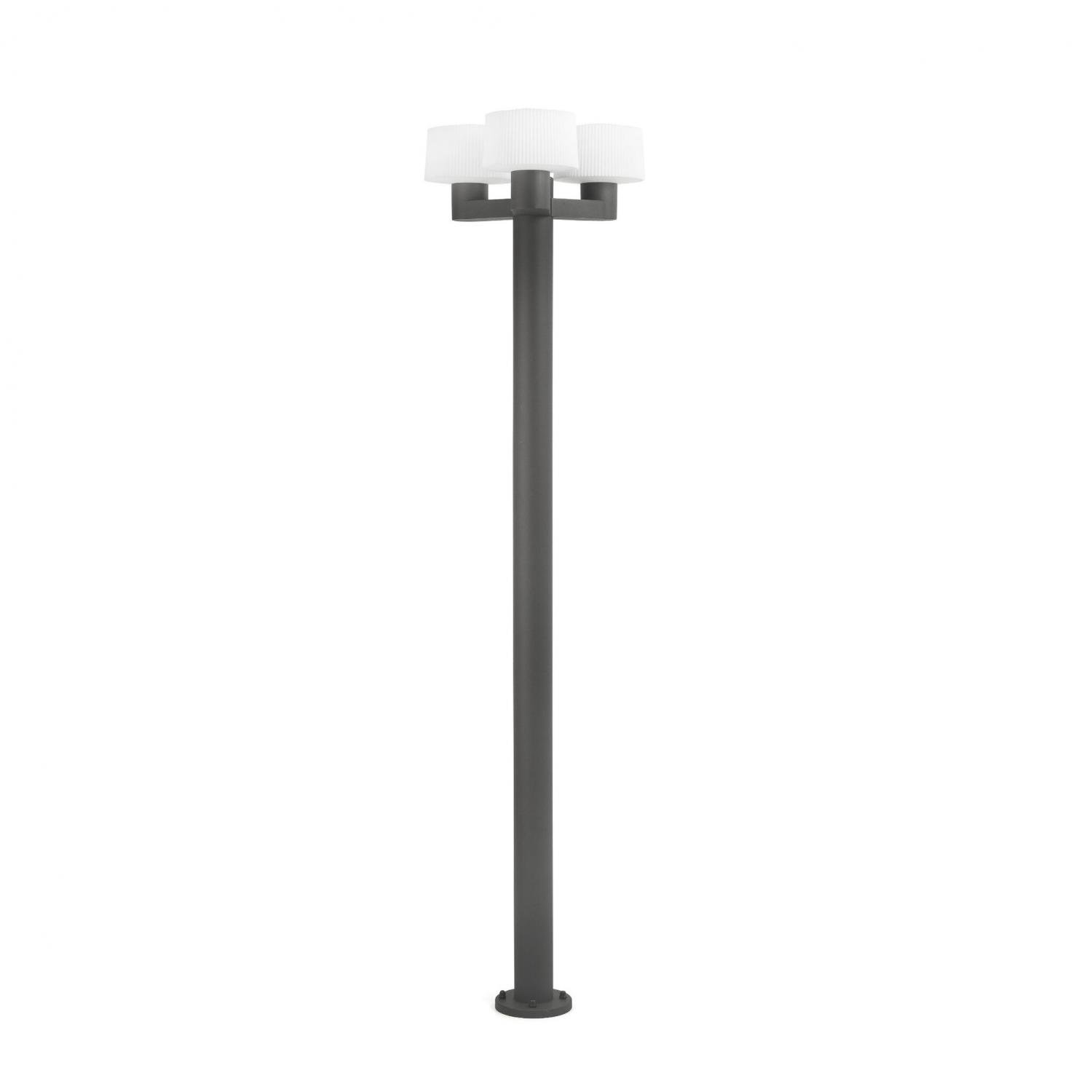 FARO 74436F3-04 MUFFIN sloupková lampa, tmavě šedá, 3XE27 - FARO