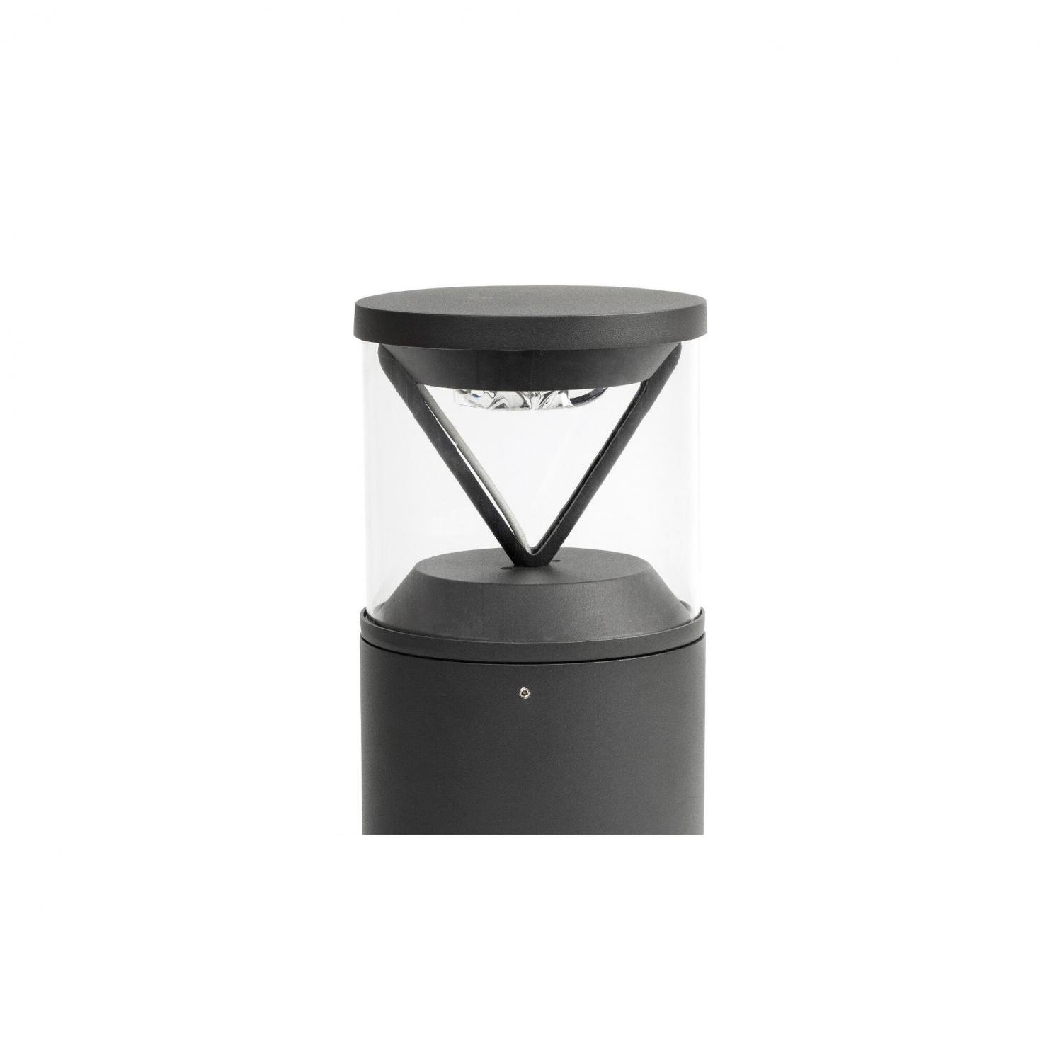 Levně FARO 750001 RUSH 250 sloupková lampa, tmavě šedá, 2700K 360st wide - FARO