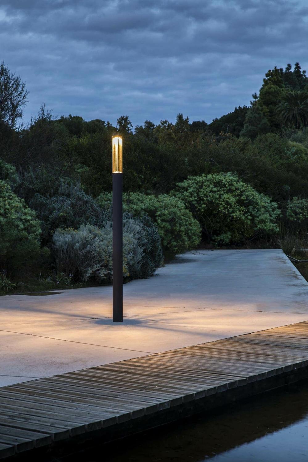 FARO 751200C SCREEN sloupková lampa, tmavě šedá, 3.1M 2700K 360st CASAMBI - FARO (obrázek 4)