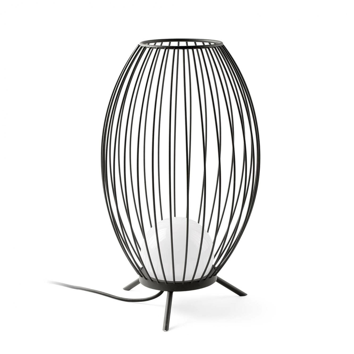 FARO 75608 CAGE, tmavě šedá, přenosná stojací lampa - FARO