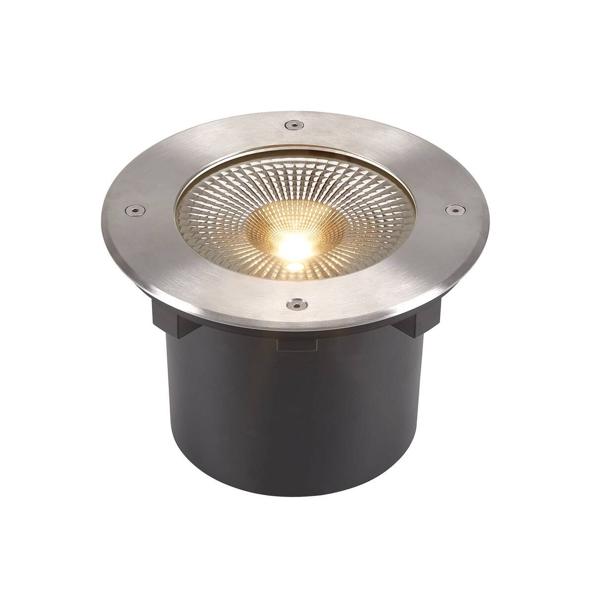 LA 1006104 ROCCI 200 EL kulaté zápustné zemní svítidlo černé 16 W 3000 K 120° - BIG WHITE (SLV)
