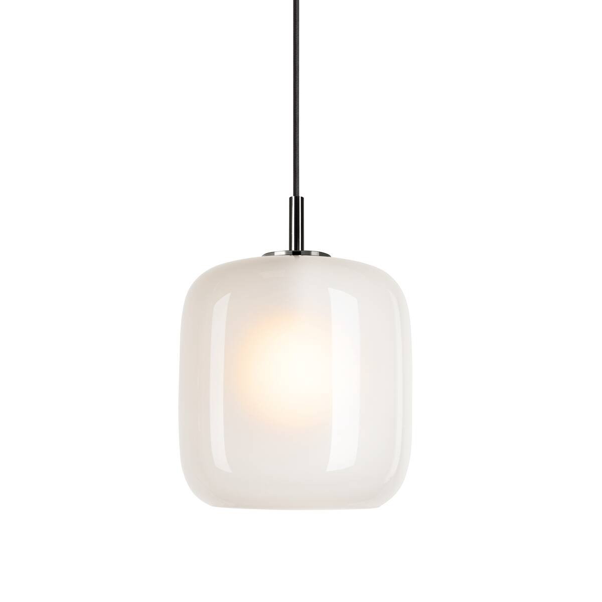 LA 1006396 PANTILO 20 PD E27 závěsné svítidlo, bílá/chrom - BIG WHITE (SLV)