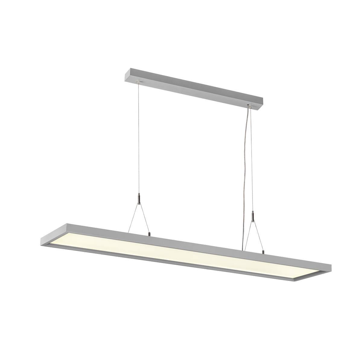 LA 1006345 WORKLIGHT PD závěsné svítidlo stříbrné 57 W 5000 lm 4000 K CRI80 80° DALI - BIG WHITE (SLV)