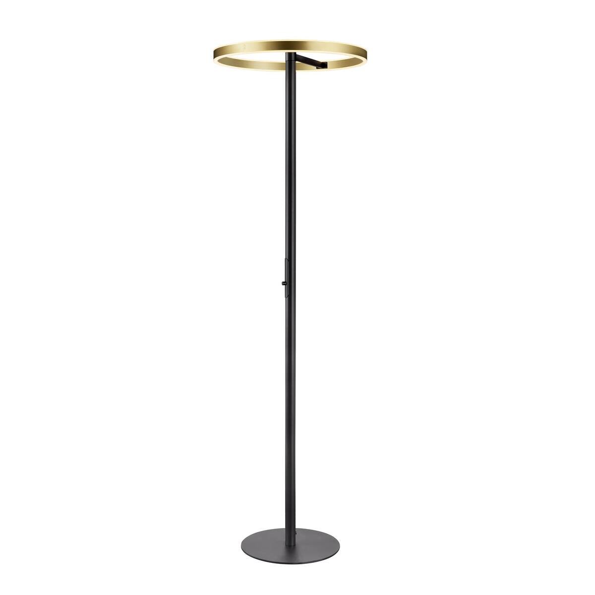 LA 1006353 ONE STRAIGHT FL stojací lampa černá/mosaz 20 W 1200/1200 lm 2700/3000 K CRI90 140° - BIG WHITE (SLV)