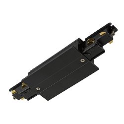 Obrázek pro produkt Podélná spojka pro S-TRACK 3fázovou montážní lištu, černá, DALI - BIG WHITE (SLV)