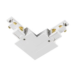 Obrázek pro produkt S-TRACK vestavný L-konektor uzemnění vnitřní bílý - BIG WHITE (SLV)