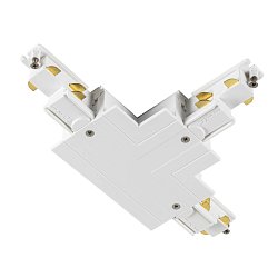 Obrázek pro produkt T-spojka pro S-TRACK 3fázovou montážní lištu, uzemnění vnější vpravo, bílá, DALI - BIG WHITE (SLV)