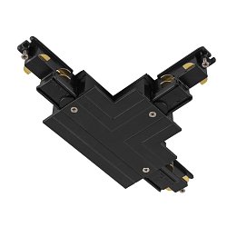 Obrázek pro produkt T-spojka pro S-TRACK 3fázovou montážní lištu, uzemnění vnitřní vlevo, černá, DALI - BIG WHITE (SLV)