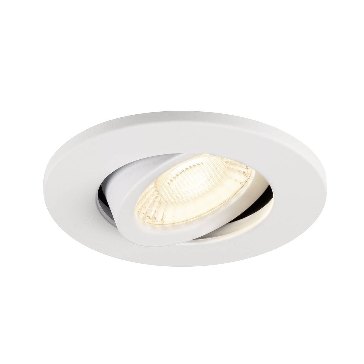 LA 1007092 UNIVERSAL DOWNLIGHT kryt pro downlight IP20, výkyvný, kulatý, bílý - BIG WHITE (SLV) (obrázek 7)
