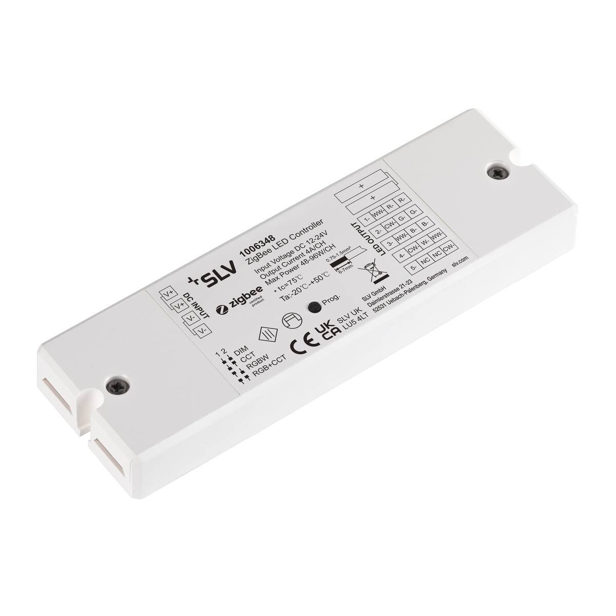 LA 1006348 Controller CCT RGBW 12–24 V ZigBee 3.0 - BIG WHITE (SLV)