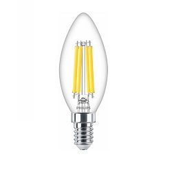 Obrázek pro produkt Žárovka Philips MASTER Value LED D 3,4W E14 B35 927 CLEAR GLASS