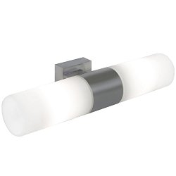 Obrázek pro produkt Tangens Double nástěnné svítidlo do koupelny broušená ocel - NORDLUX