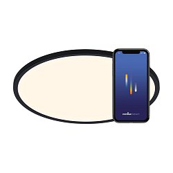 Obrázek pro produkt Oja Smart 42 stropní svítidlo černá - NORDLUX