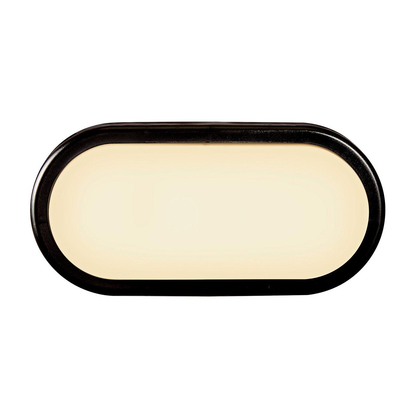 NOR 2019181003 Cuba Outdoor Energy Oval venkovní nástěnné svítidlo černá - NORDLUX