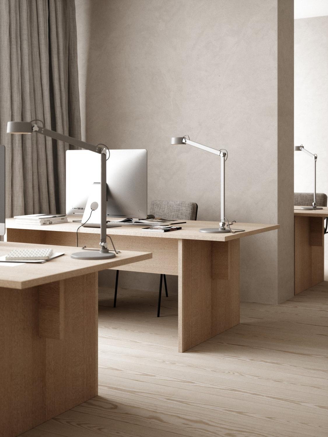 NOR 2120405010 Nobu stolní lampa šedá - NORDLUX