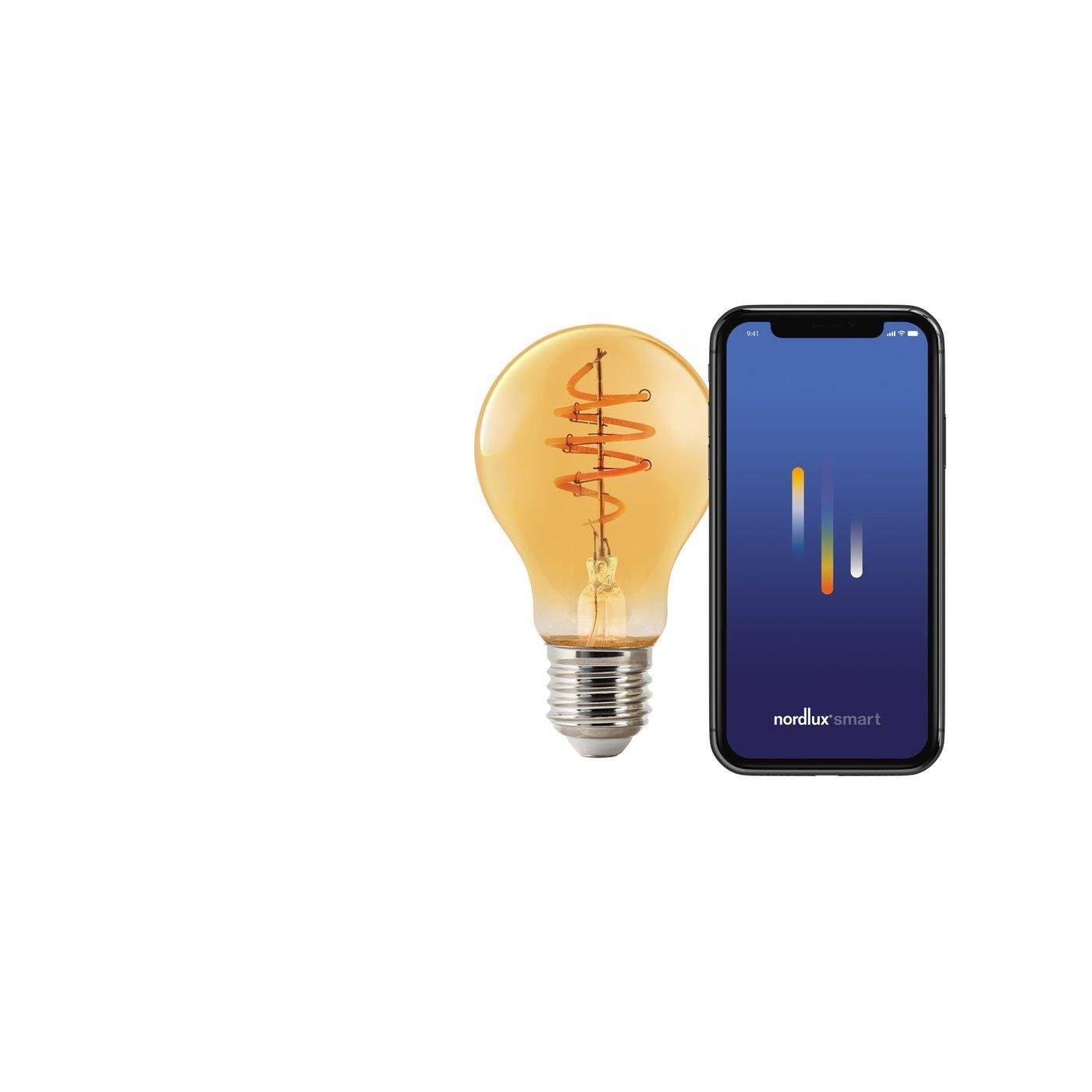 NOR 2170102747 Smart E27 Deco A60 2200K 380lm - NORDLUX