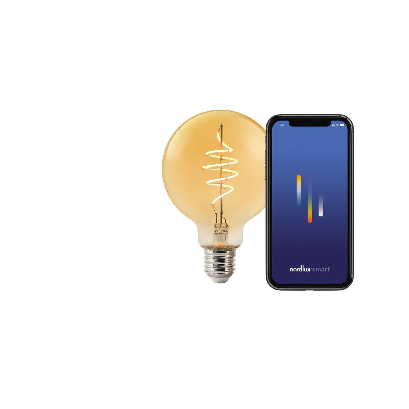 NOR 2170132747 Smart E27 G95 Deco 2200K 380lm - NORDLUX