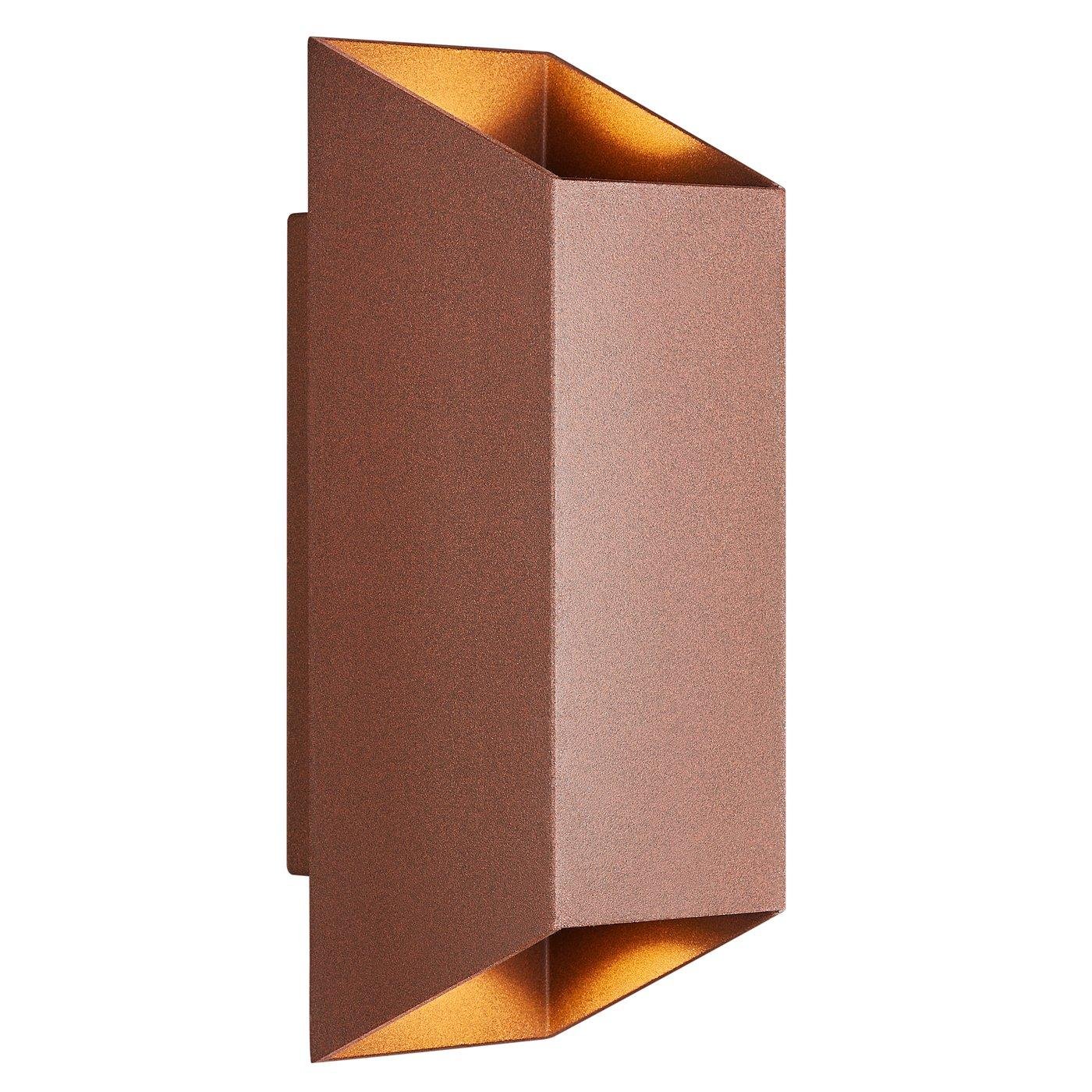 NOR 2218221009 Nico Square 22 venkovní nástěnné svítidlo rez - NORDLUX
