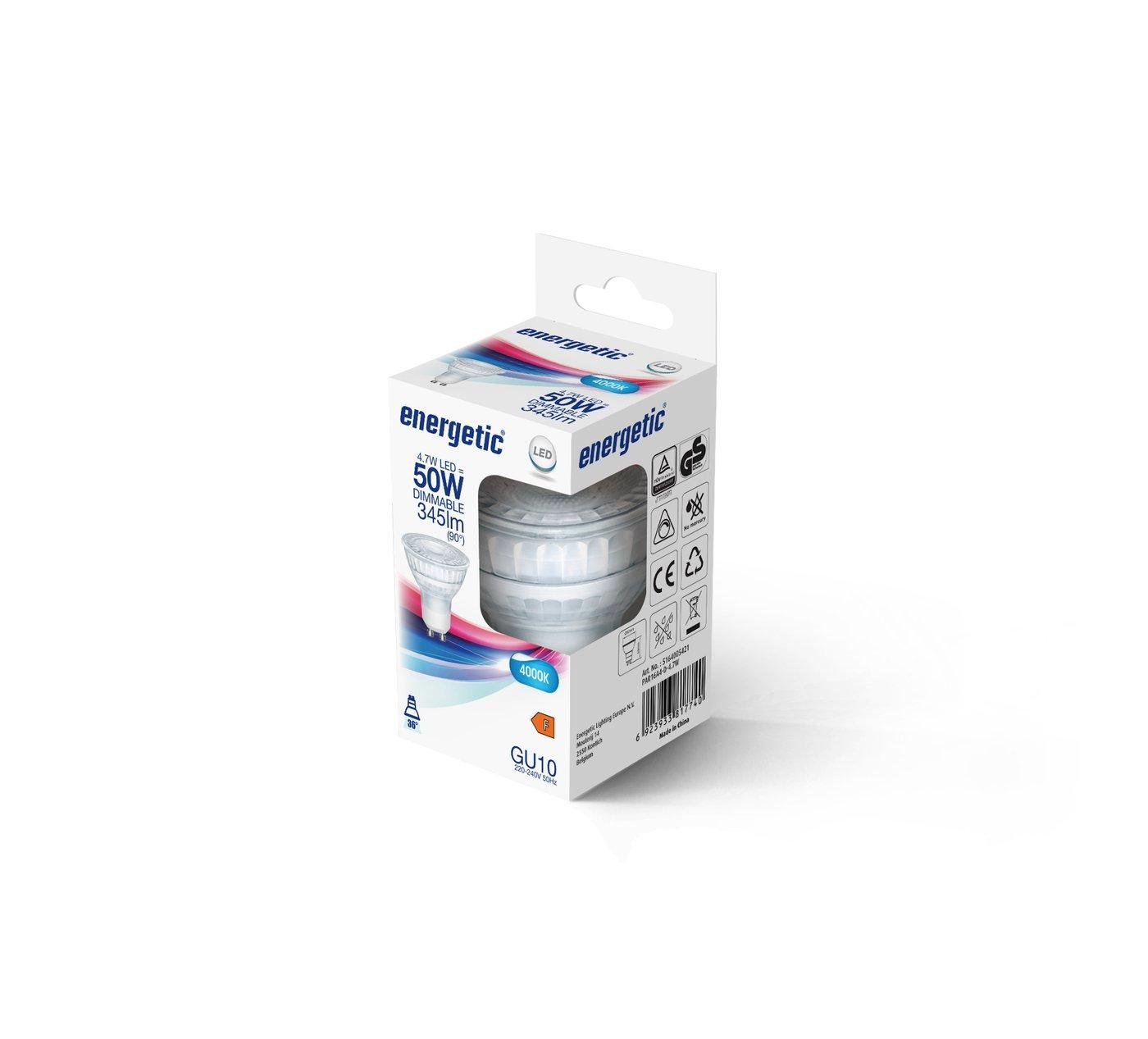 NOR 5164005421 Gu10 Dim 4000K 345lm - NORDLUX
