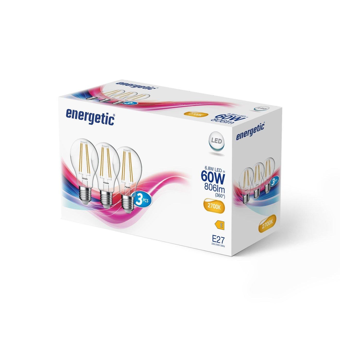 NOR 5181000323 E27 A60 3-kit 2700K 806lm - NORDLUX (obrázek 4)