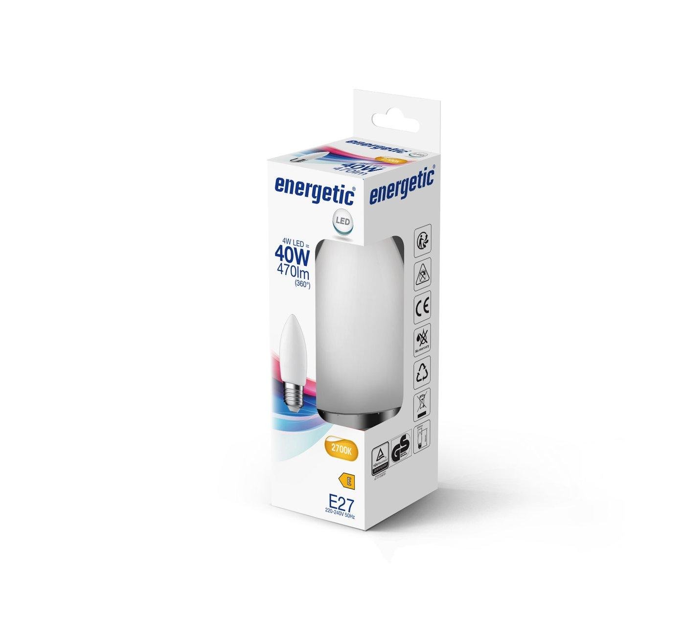 NOR 5183016521 E27 C35 2700K 470lm - NORDLUX