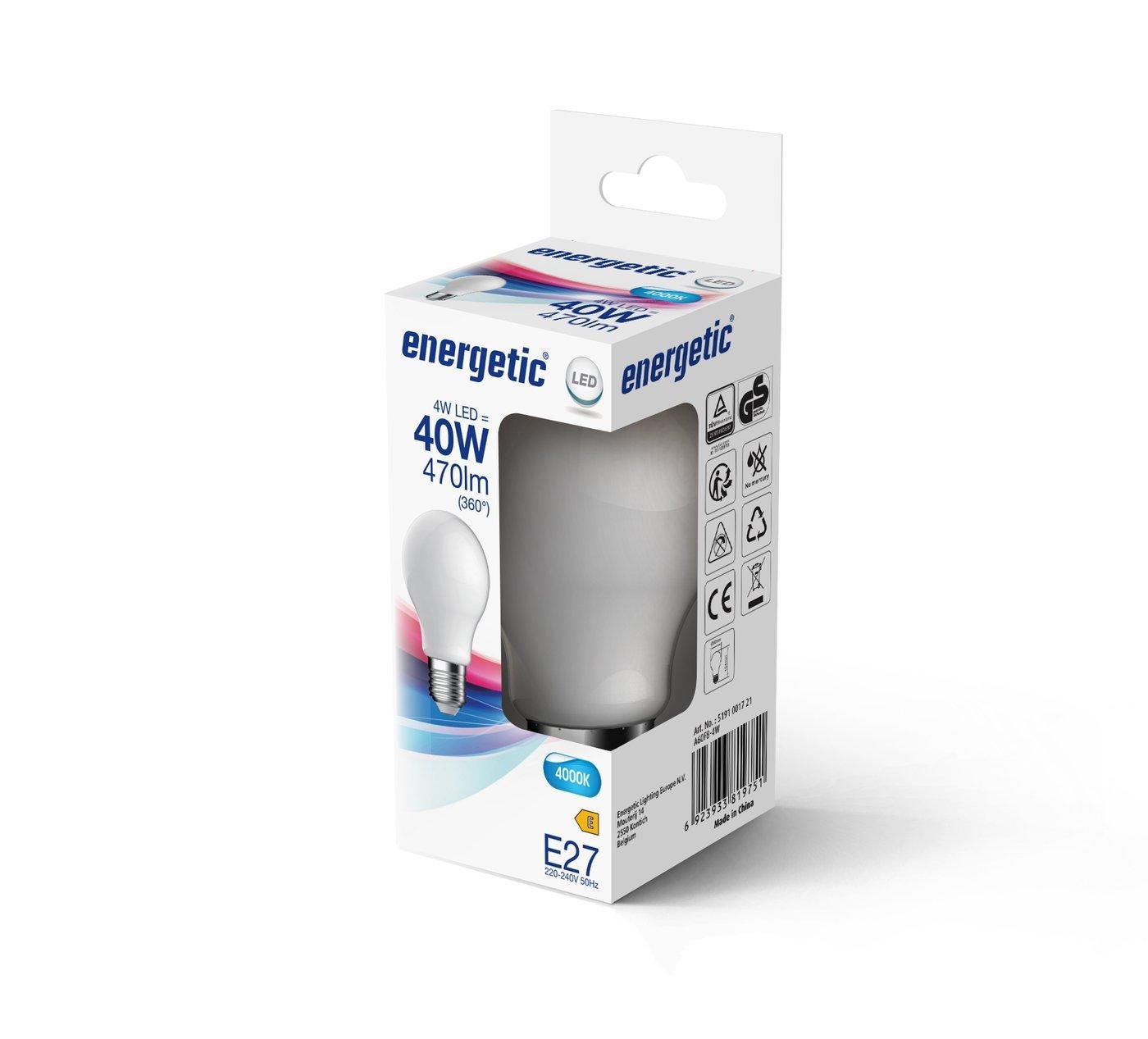 NOR 5191001721 E27 A60 3-kit Light Bulb bílá - NORDLUX