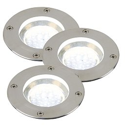 Obrázek pro produkt Tilos 3-Kit venkovní zapuštěné svítidlo do země nerez ocel - NORDLUX