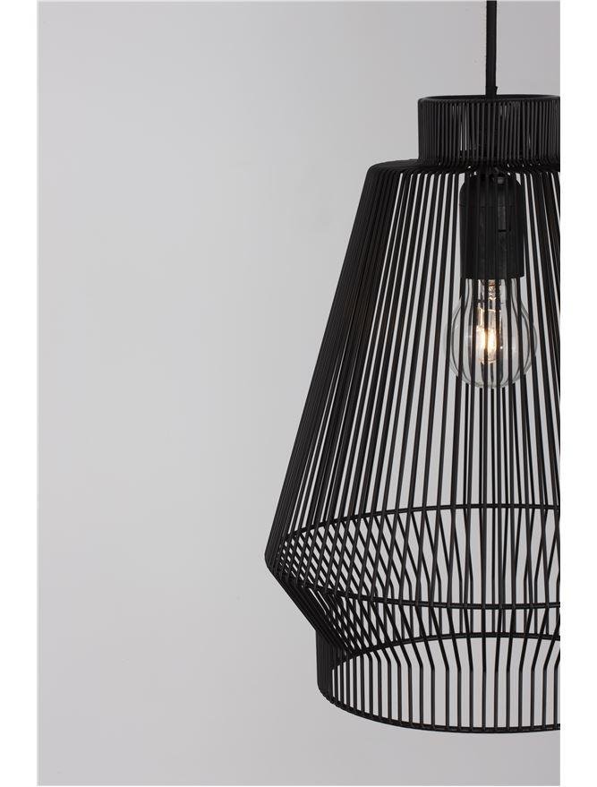 NV 9586510 Závěsné svítidlo BREDO černý hliník černý kabel E27 1x12W 230V IP20 bez žárovky - NOVA LUCE (obrázek 7)