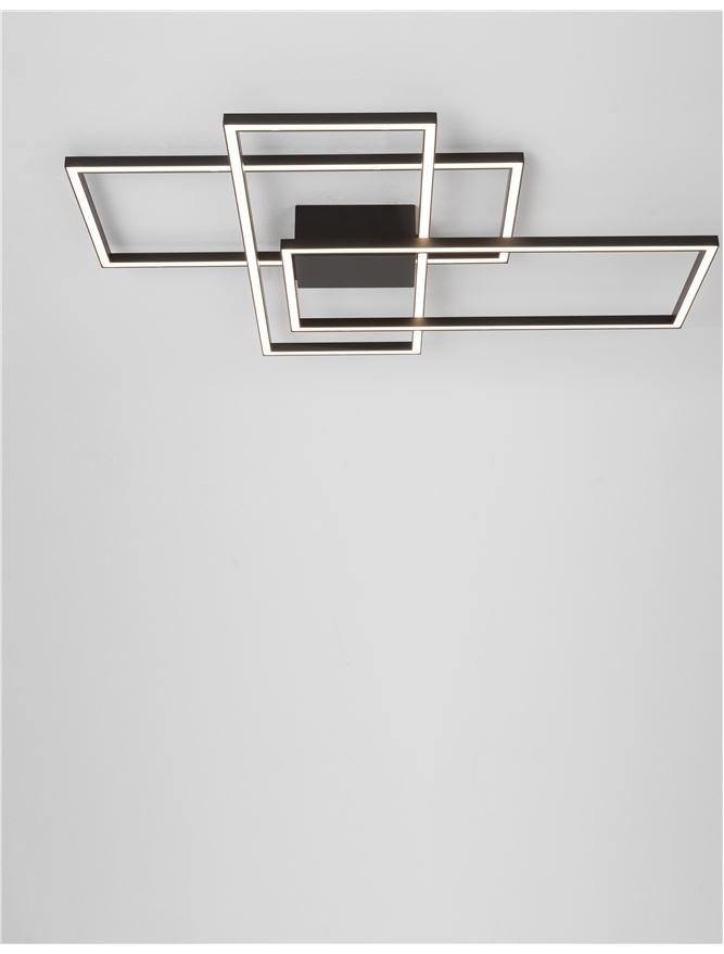 NV 9508431 Svítidlo stropní  BILBAO matný černý hliník a akryl LED 55W 230V 3000K IP20 stmívatelné - NOVA LUCE (obrázek 4)