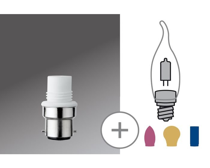 Paulmann Minihalogen patice pro G9 B22d 230V Bílá