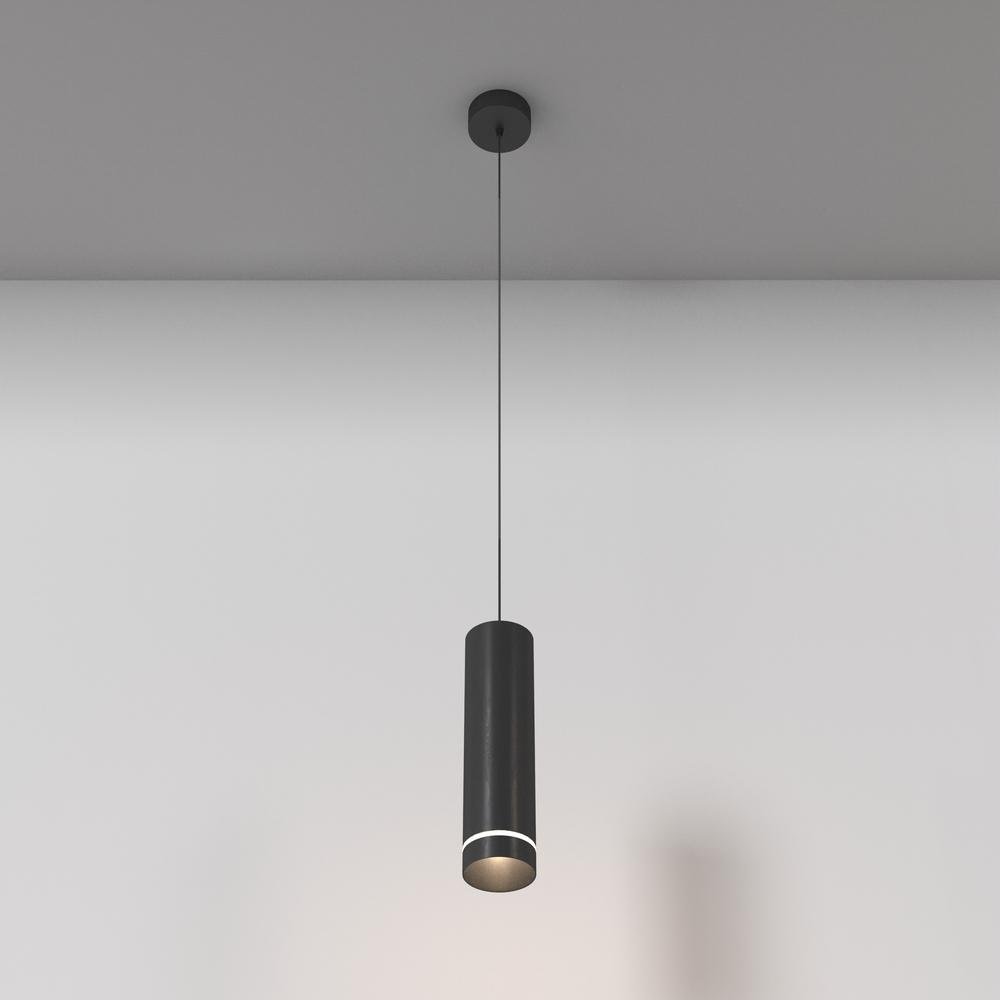 M P085PL-12W4K-B AKCE - Závěsné svítidlo Orlo 4000K 12W 560lm studená bílá černý hliník moderní design - MAYTONI