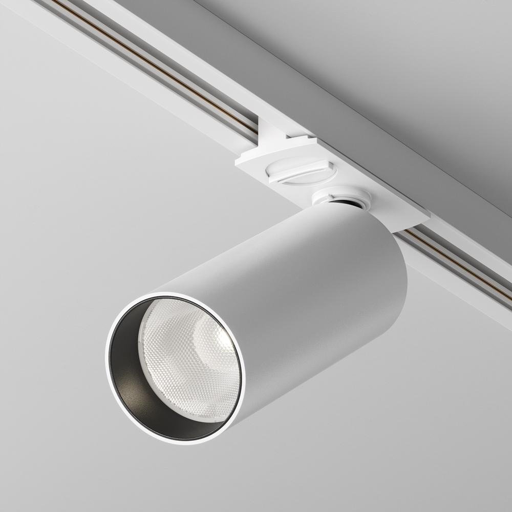 M TR021-1-12W4K-W-W Svítidlo pro kolejnicový systém Focus LED 4000K 12W 900lm bílý hliník otočné Unity - MAYTONI
