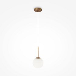 Obrázek pro produkt Závěsné svítidlo Basic form E14 40W bílá/zlatá kov/sklo - MAYTONI
