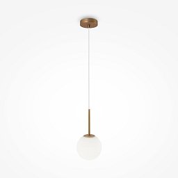 Obrázek pro produkt Závěsné svítidlo Basic form E14 40W bílá/zlatá kov/sklo - MAYTONI