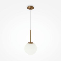 Obrázek pro produkt Závěsné svítidlo Basic form E14 40W bílá/zlatá kov/sklo - MAYTONI
