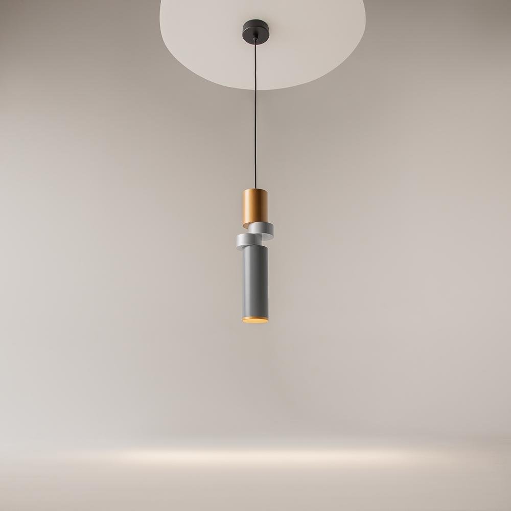 M MOD303PL-01CFL3 Závěsné svítidlo Palette 40W GU10 šedá/mosaz kov  - MAYTONI (obrázek 2)