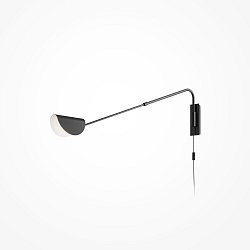 Obrázek pro produkt Nástěnné svítidlo Mollis 28W černý kov G9 minimalistický design  - MAYTONI