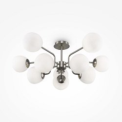Obrázek pro produkt Závěsné svítidlo Erich E14 10x40W opálové sklo bílá/nikl kov - MAYTONI