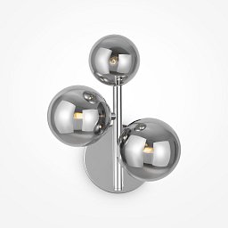 Obrázek pro produkt Nástěnné svítidlo Dallas 3x28W kouřové sklo chrom kov designové - MAYTONI