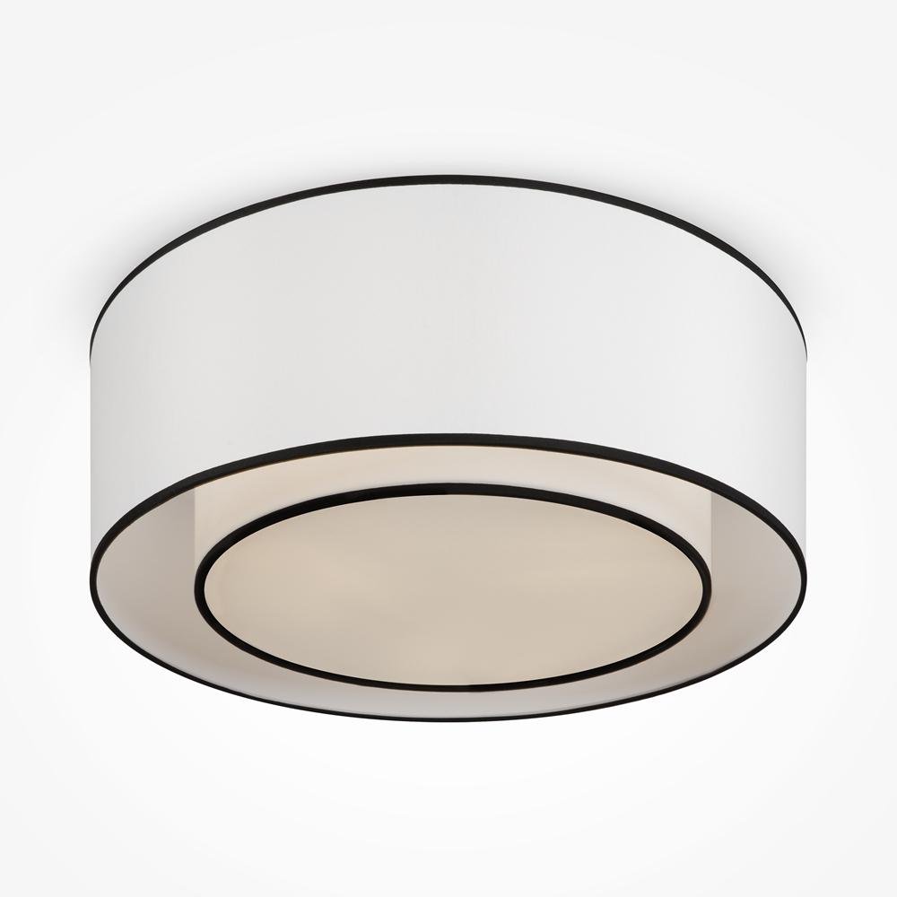 M MOD613CL-03W Stropní svítidlo Bergamo 3x60W bílá textil kov designové - MAYTONI