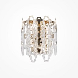 Obrázek pro produkt Nástěnné svítidlo Tissage E14 2x40W zlatá kov designové - MAYTONI